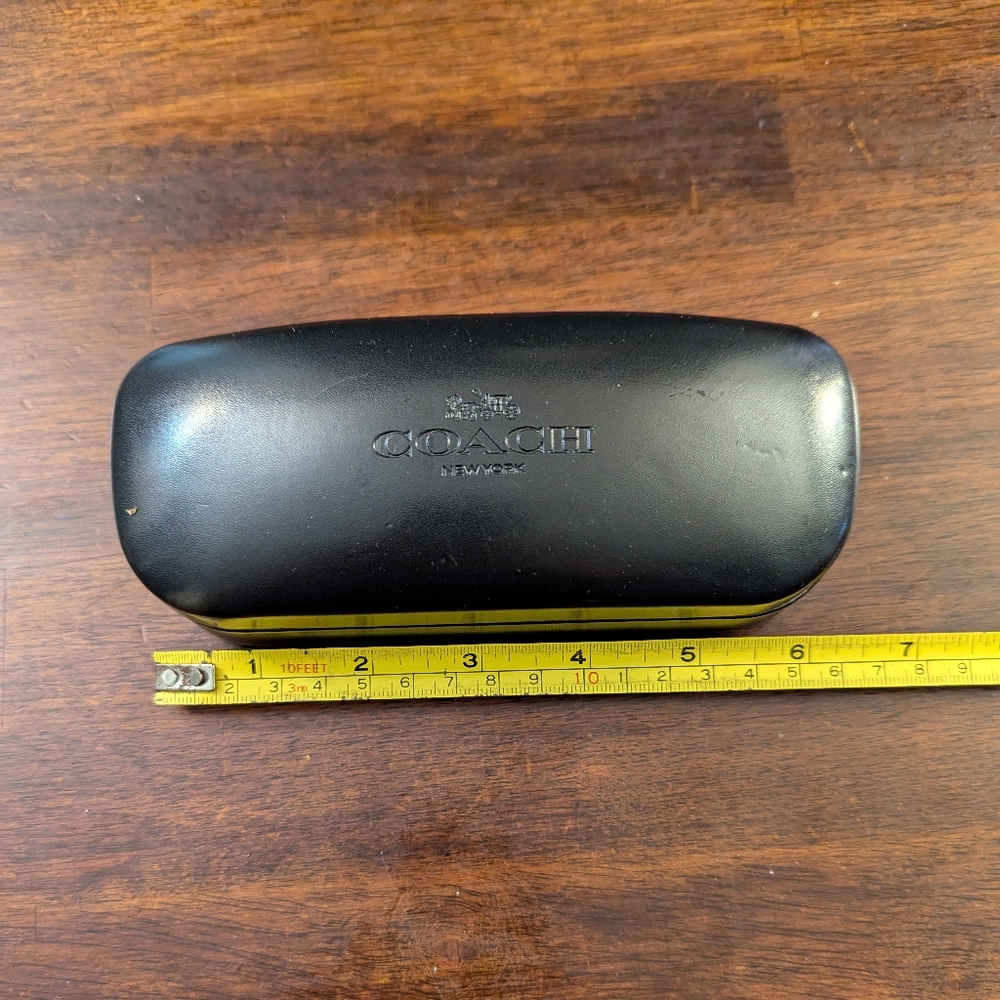 Coach Black Eyeglass Case - Picture 4 of 5